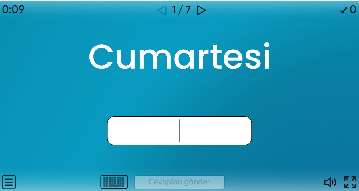 Yeni Müfredat - 5.2 Days of the Week 4